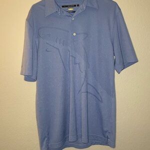 NWOT Greg Norman Collection Blue Casual Button Down Shirt